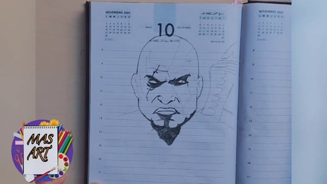 كيفية رسم كريتوس (غودفوار) ||How to draw Kratos | God of War Sketch tutorial Step by step смотреть онлайн