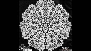 Мини - скатерть "Королевский цветок" (брюггское кружево) - обзор мастер класса