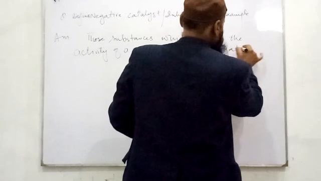 What's negative catalyst OR inhibitor? CH#11,Chemistry-xi смотреть онлайн
