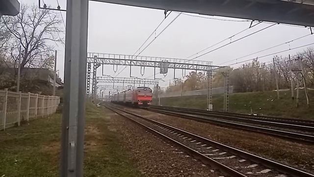 Электропоезд ЭД2Т-0023+ЭД4М-0161 сообщением Москва - Александров смотреть онлайн