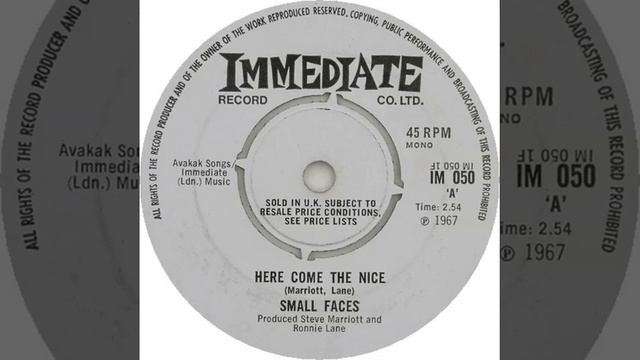 UK New Entry 1967 (147) Small Faces - Here Come The Nice смотреть онлайн