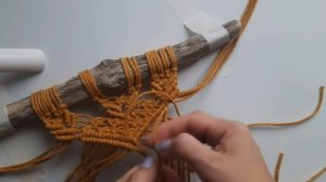 Подвесное кашпо в технике макраме, мастер-класс🤍