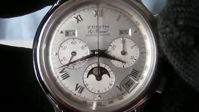 ZENITH EL PRIMERO CHRONOMASTER MOONPHASE COSC Ref. 01.0240.410 Function Testing