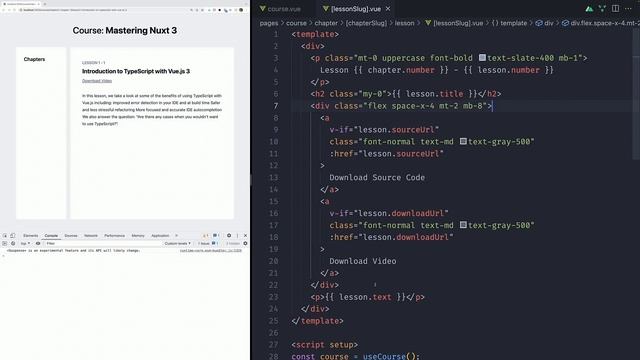 009-Mastering Nuxt - Update Lesson Styling - HD смотреть онлайн