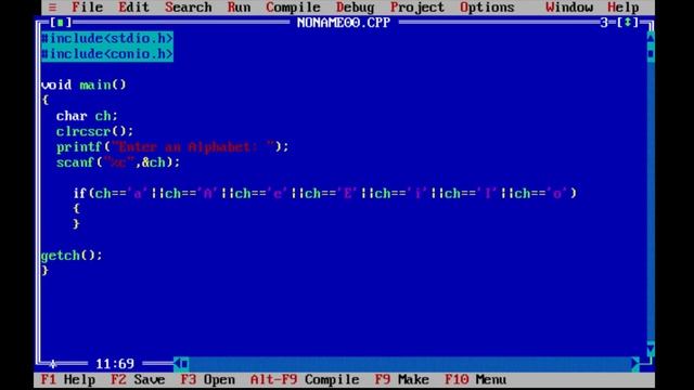 C PROGRAM TO CHECK WETHER AN ALPHABET IS VOWEL OR CONSONANT смотреть онлайн