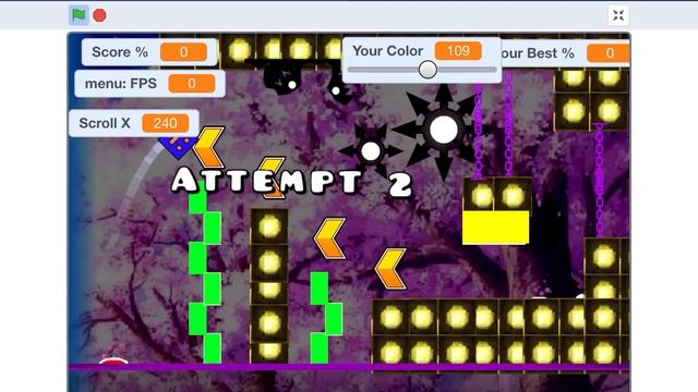 Geometry dash 2.2 on scratch смотреть онлайн