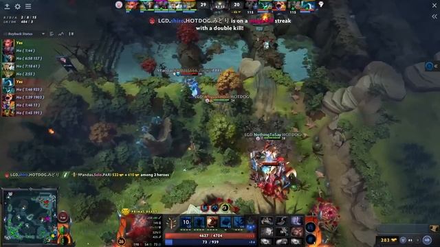 CARRY DARK WILLOW IN PLAYOFFS STAGE !! LGD GAMING vs 9 PANDAS - THE INTERNATIONAL 2023 DOTA 2 смотреть онлайн