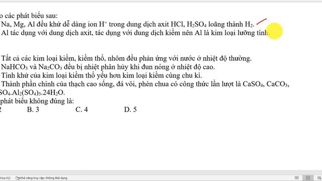 HÓA 12 - ÔN THI CUỐI KÌ 2 BUỔI 0 смотреть онлайн