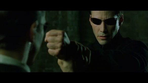 Нео против агентов. Матрица: Перезагрузка (2003) 1080 HD