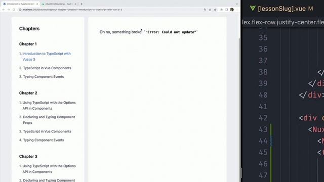 029-Mastering Nuxt - 3-3 Handling Client-Side Errors with NuxtErrorBoundary - HD смотреть онлайн