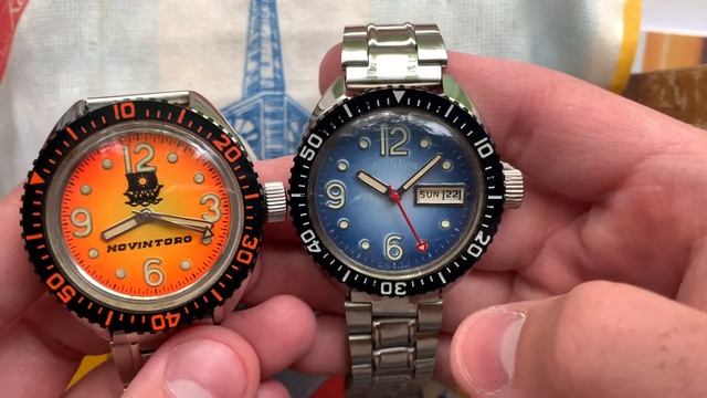 Видеообзор на часы Ракета-Амфибия с двойным календарем смотреть онлайн