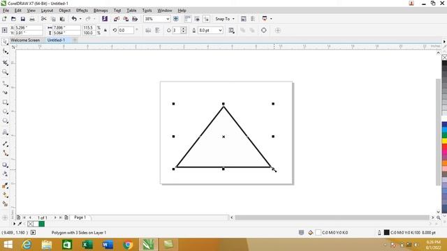 How to Draw a Tree Vector in Coreldraw | Corel Draw Tips & Tricks Triangle смотреть онлайн