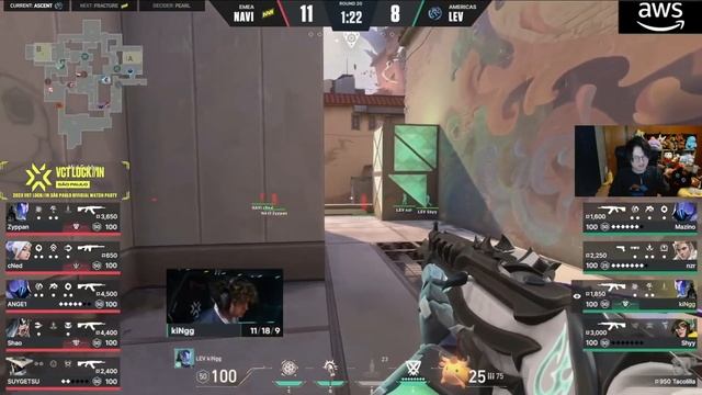 【NAVIファンボ】LOCK//IN "NAVI vs LEV"の大怪獣バトルを視聴中に頭を抱えるade【VALORANT/ヴァロラント】 смотреть онлайн
