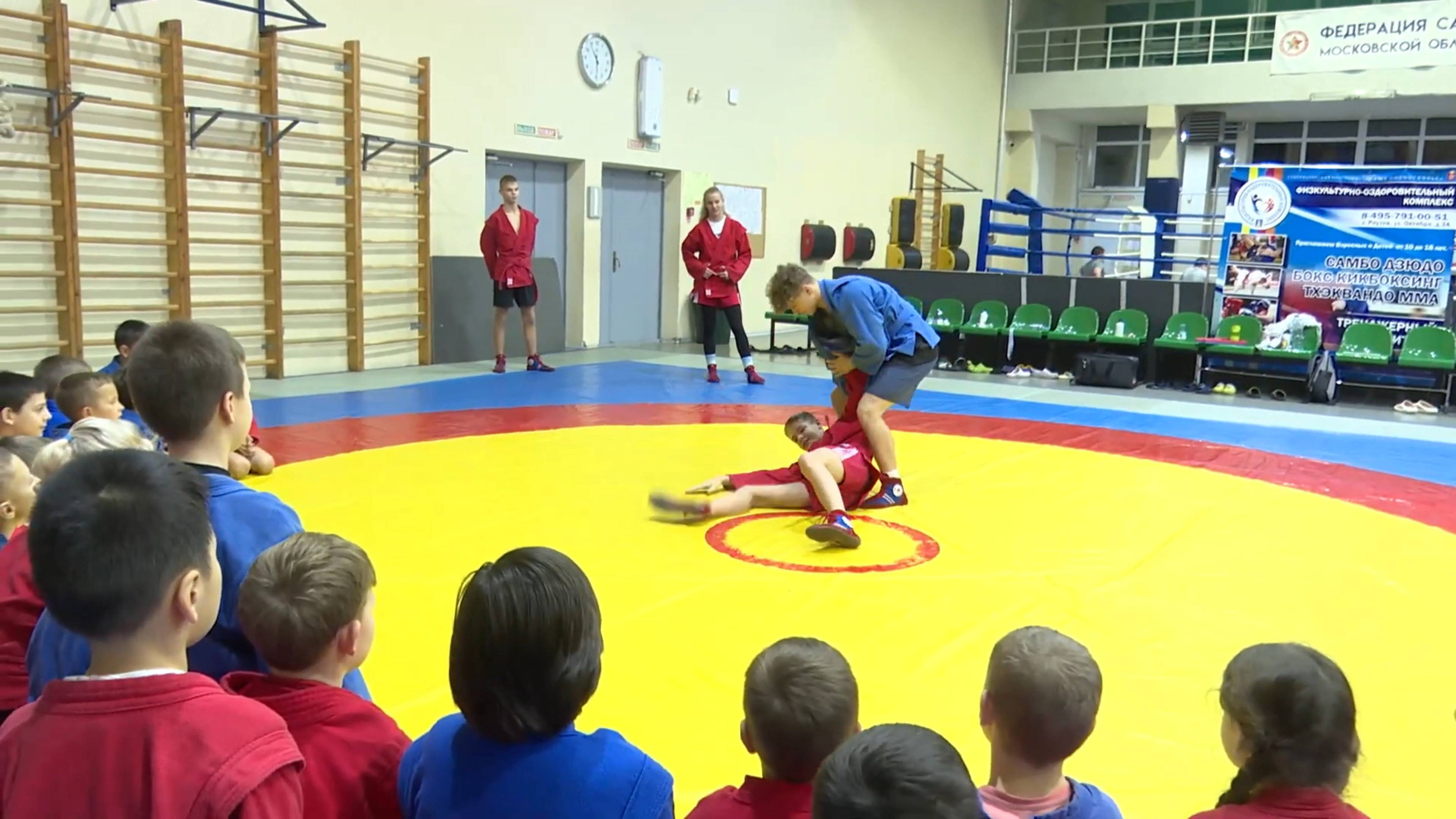 Победители Первенства России по самбо из Реутова провели тренировку 12.11.2024 смотреть онлайн
