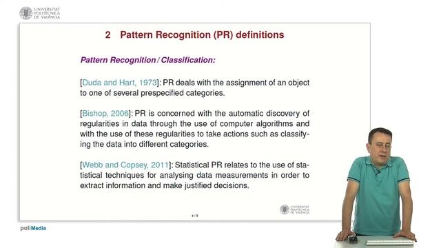 Machine Learning and Pattern Recognition | | UPV смотреть онлайн