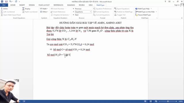 đốt cháy HT m (g) amin mạch hở→5,376l CO2,1,344l N2; 7,56(g) nước. CTPT của X смотреть онлайн
