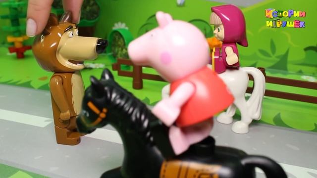 Мультфильм для детей на русском с игрушками - Гонки наперегонки! Добрые видео для детей смотреть онлайн