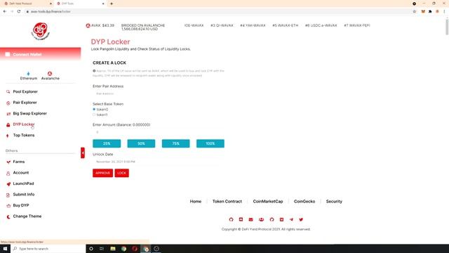 How to Use DeFi Yield Protocol DYP Tools - decentralized dApp on Avalanche and Ethereum смотреть онлайн