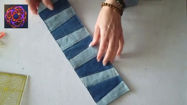 ДЖИНСОВАЯ [УТИЛИЗАЦИЯ] Идея - Это сшито из джинсовых обрезков Просто, быстро, доступно!!! смотреть онлайн