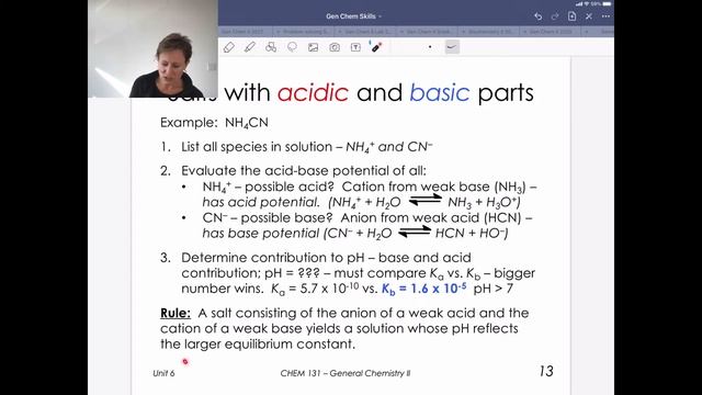 Skill 6.3 – Salt Equilibria смотреть онлайн