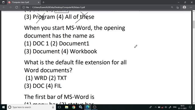 OSSSC Ari, Amin, SFS, FG, EC Computer Class-5|| MS Word || Exams odia смотреть онлайн