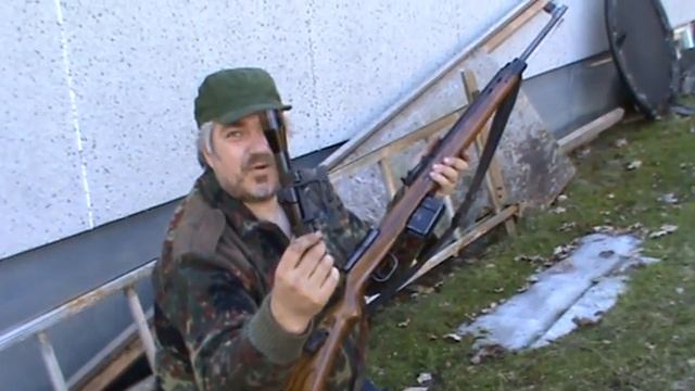 Shooting walther gewehr 43 in Sweden sniper rifle смотреть онлайн