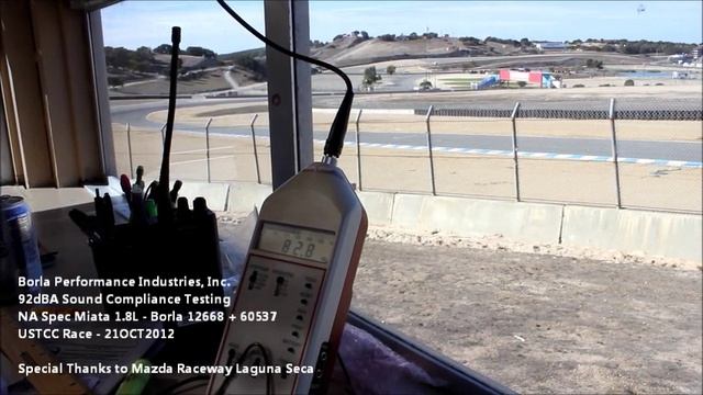 Borla R&D: Spec Miata sound test @ Mazda Raceway Laguna Seca смотреть онлайн