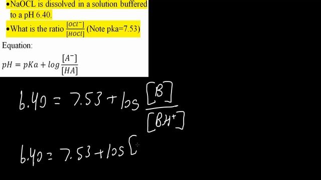 pH of a Buffer Solution—Henderson- Hasselbalch (easy example) смотреть онлайн