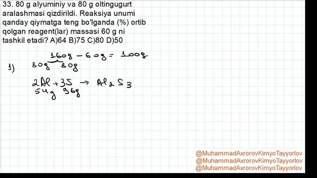 REAKSIYA UNUMI KIMYO 10