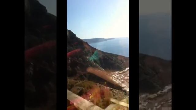 О.Санторини (Греция) Спуск в порт. смотреть онлайн