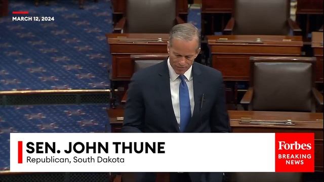 'Same Old Tired Tax And Spend Proposals': John Thune Slams Biden's SOTU Address смотреть онлайн