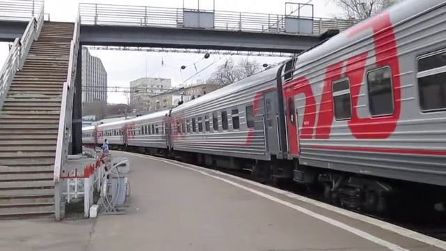 "Напугал!" ЭП2К-127 с поездом №133Н Томск - Анапа смотреть онлайн