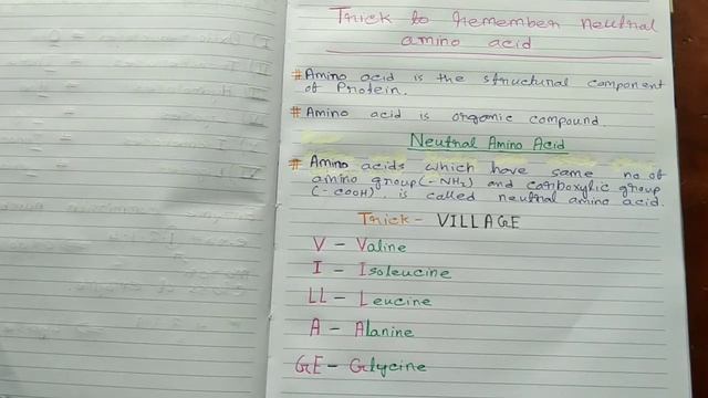 Trick to remember the Neutal Amino Acids смотреть онлайн