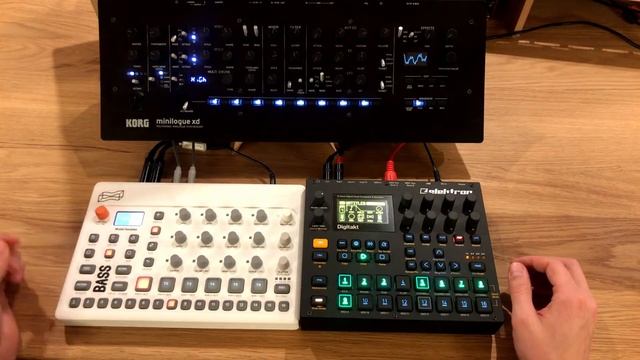 Jamuary 2021 Day 23 - Break Atmo - Elektron Digitakt, Elektron Model:Samples, Minilogue XD (DAWless смотреть онлайн
