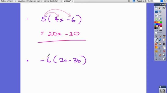 KS3 Maths - Expand a single bracket смотреть онлайн