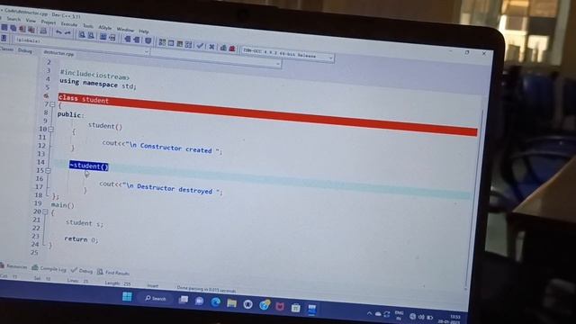 Destructor in C++ | C++ Programming | BT 205 | BCE | Prof Ayushi Arzare смотреть онлайн
