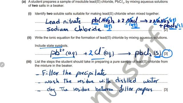 IGCSE CHEMISTRY SOLVED past paper 0620/42/O/N/23 - October / November 2023 Paper 42 смотреть онлайн