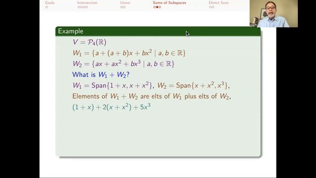 LA25 Sum and Direct Sum of two Subspaces of a Vector Space смотреть онлайн