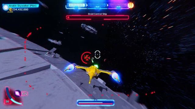 Anakin Blows Up The Trade Federation Control Ship - LEGO STAR WARS SKYWALKER SAGA смотреть онлайн