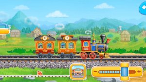 Научимся управлять поездом | Мультик Поезда Транспорт для детей