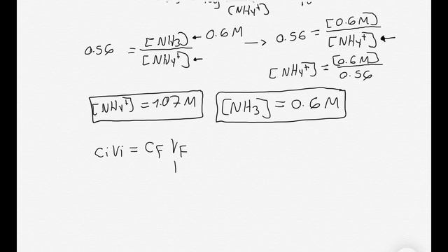 Cálculos para preparar un amortiguador de NH3/NH4Cl a PH 9. смотреть онлайн