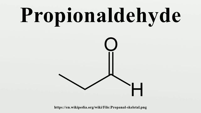 Propionaldehyde смотреть онлайн