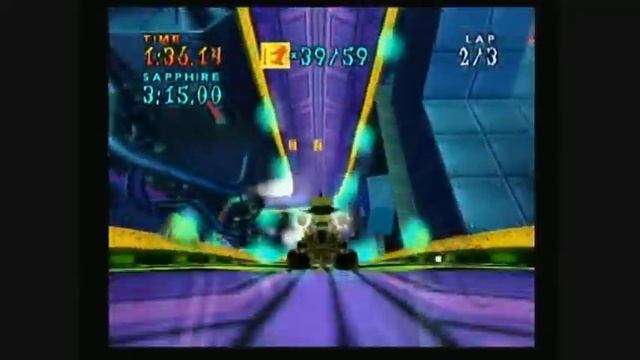 Crash Nitro Kart Walkthrough #2 - Part 44/50: Electron Avenue Relic Race смотреть онлайн