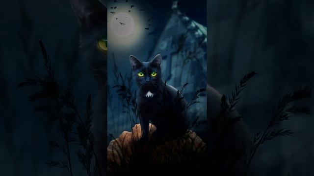 [Samsung Theme-Live Wallpaper] Black halloween cat смотреть онлайн