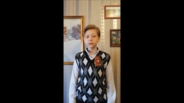 8 мая. 75 лет ВЕЛИКОЙ ПОБЕДЕ (стихотворение читает Дмитрий Бевза) смотреть онлайн