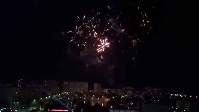 Праздничный салют на День города Краснознаменска смотреть онлайн
