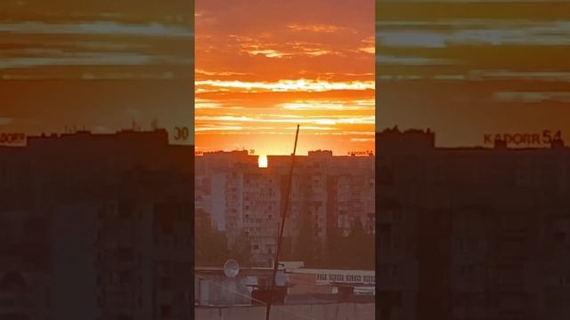 Восход солнца Одесса!Одесса сегоня!Утро в Одессе! #shotrs смотреть онлайн