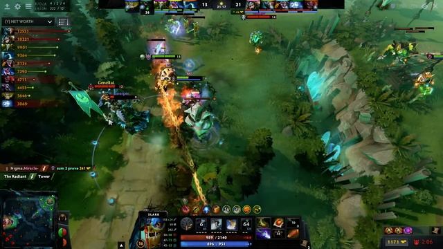 Miracle Slark - Pounce Master - Dota 2 Pro Gameplay смотреть онлайн