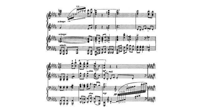 Johann Strauss - arr. Abram Chasins - Fledermaus Fantasy for 2 pianos (score video) смотреть онлайн