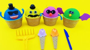 Открываем яйца с сюрпризами из кинетического песка, видео для детей - учим цвета